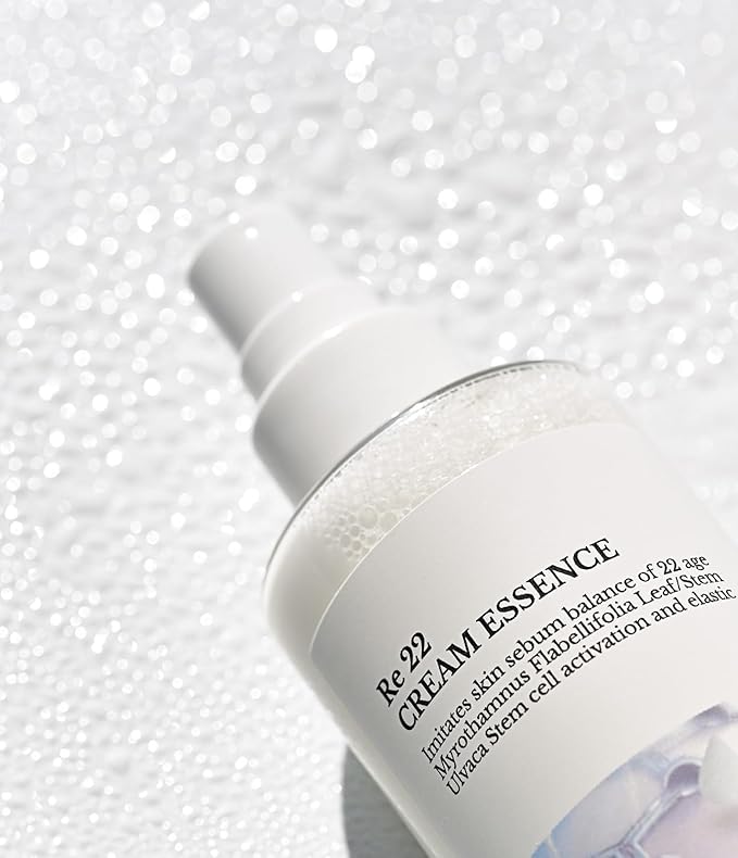 Re 22 Cream Essence – Korean Skin Care All-in-One Hydrating Spray with Resurrection Plant & Sea Lettuce Stem Cells for Youthful, Balanced Skin – Relaxing Gifts, 150ml / 5.07 fl. oz-GlimoraGlow