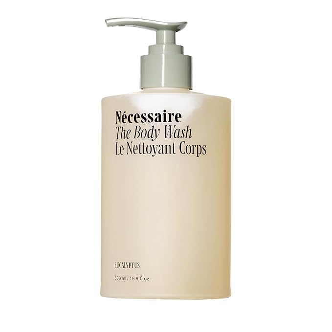Nécessaire Eucalyptus Body Wash with Pump | Multi-Oil Nourishing Cleanse For Women + Men | Gel Cleanser | Dermatologist-Tested. Hypoallergenic | No SLS/SLES (500 ml / 16.9 fl. oz.)-GlimoraGlow