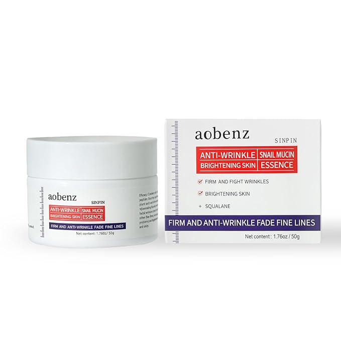 SINPIN aobenz Anti Aging Moisturizer Face Cream for Women & Men - Night Cream for Face & Neck | All Skin Types | Niacinamide + Hyaluronic Acid | Firming, Tightening, Anti Wrinkle, 1.76FL (1PCS)-GlimoraGlow