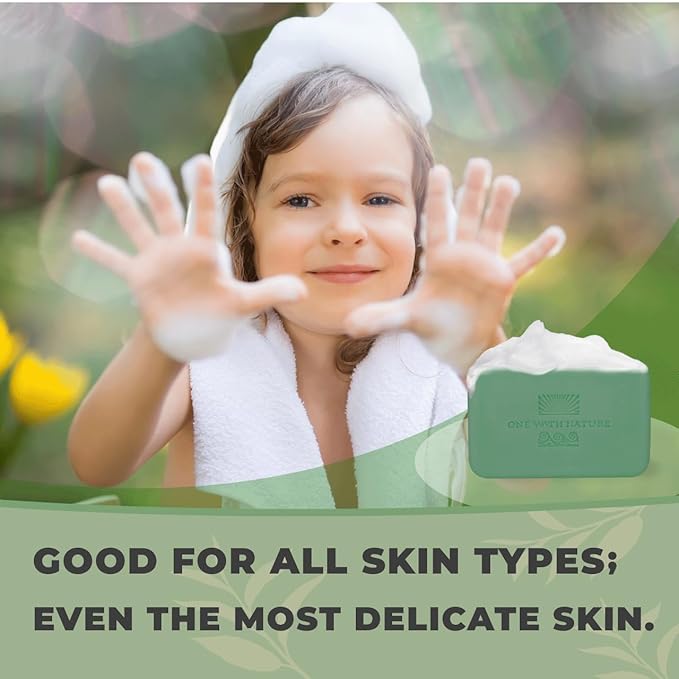 One With Nature Eucalyptus Soap 7oz 3-Pack – Rejuvenating and Exfoliating Soap Bar with Dead Sea Salt for Face & Body, for Men & Women-GlimoraGlow