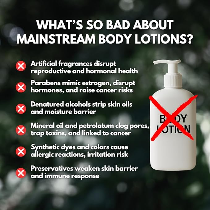 PRIMALS All Natural Body Lotion - Cocoa Butter & Mango Butter - 100% Naturally Derived Ingredients - Alcohol Free, Artificial Fragrance Free, Paraben Free, Petroleum Derivative Free - 8.45 oz-GlimoraGlow