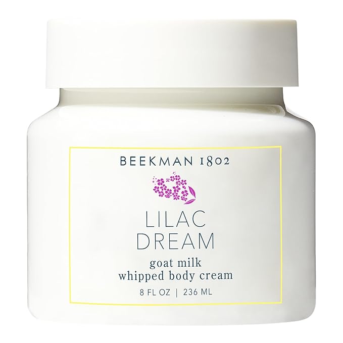Beekman 1802 Lilac Dream Whipped Body Cream - 8 oz - Moisturizes, Soothes & Softens - With Coconut Oil and Mango Seed Butter - No Irritation - Good for Sensitive Skin-GlimoraGlow