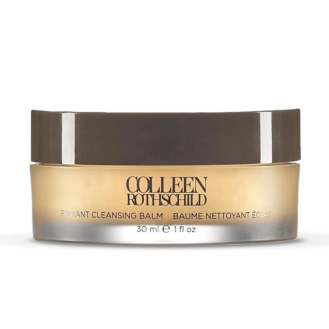 COLLEEN ROTHSCHILD Mini Radiant Cleansing Balm | Deeply Cleanses, Soothes & Removes Makeup & Impurities | Restores Luminosity | Calms & Decongests | Combats Dehydration (1 fl oz)-GlimoraGlow
