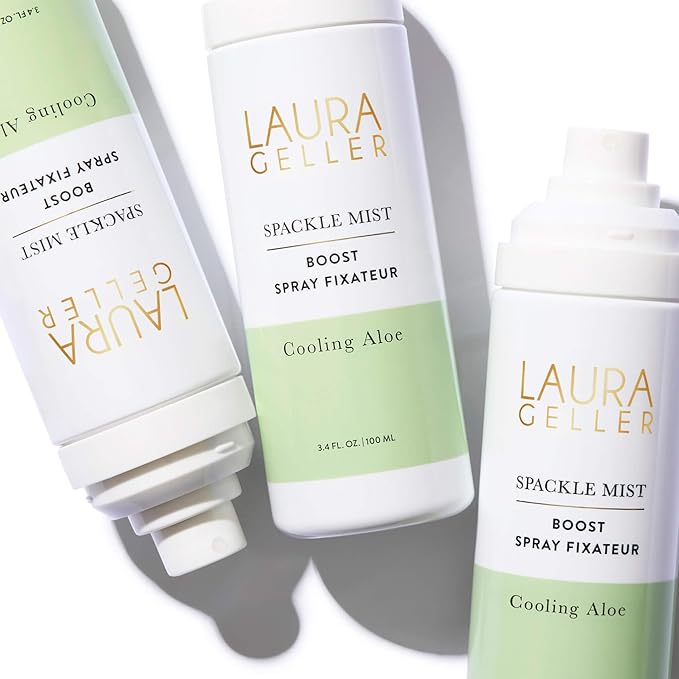 LAURA GELLER NEW YORK Spackle Mist Boost with Cooling Aloe - Long-Lasting Dewy Skin Makeup Setting Spray-GlimoraGlow