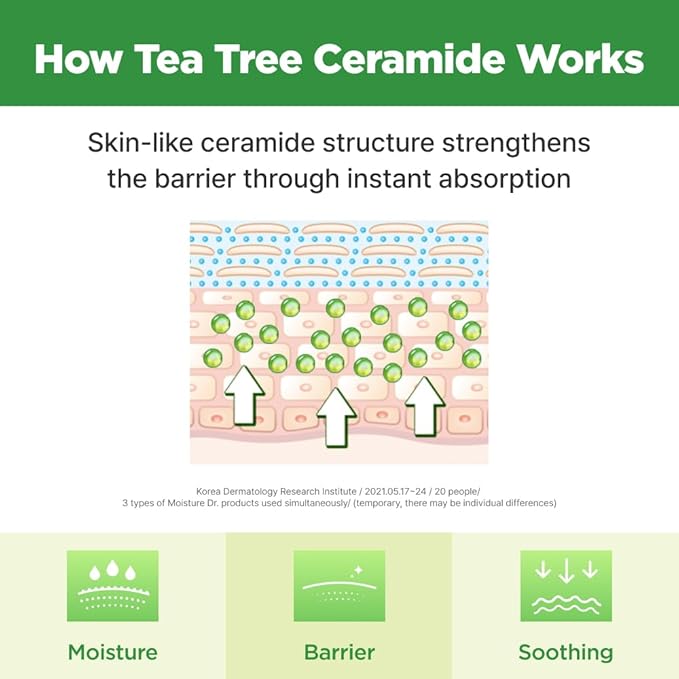 ISOI Moisture Dr. Soothing Toner, Lightweight Hydrating Toner with Tea Tree Ceramide & Hyaluronic Acid for Skin Barrier Support, Korean Skin Care (4.39 fl.oz/130ml)-GlimoraGlow