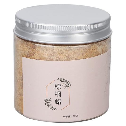 100g Palm Wax Pellets, Carnauba Wax for Lip Balm, Cosmetics DIY Carnauba Wax Material Accessory Lip Balm Making Supplies for Lipstick Lip Balm Making Increase the Melting Point of Lipstick-GlimoraGlow