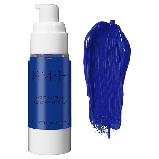 IS'MINE Blue Liquid Foundation Makeup, Matte Flawless Finish Foundation, Vegan & Cruelty-Free (1.05 Fl Oz, 045)-GlimoraGlow