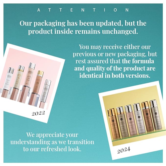 Jerome Alexander Airbrush Foundation Ultra Hydrating, Spray Foundation Makeup with 2x the Active Ingredients, Ultra-Light, Buildable, Full Coverage Formula (Medium)-GlimoraGlow