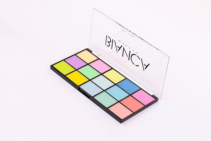 15 Colors Eyeshadow Palette | Versatile Range for Unlimited Eye Looks. (Pastel)-GlimoraGlow
