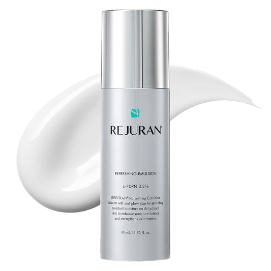REJURAN® Refreshing Emulsion, c-PDRN® - Salmon DNA Facial Moisturizer for Deep Hydration, Radiance-Boosting, Firmness, Skin Elasticity, and Optimal Moisture Balance. Korean Skincare (1.52 fl oz)-GlimoraGlow