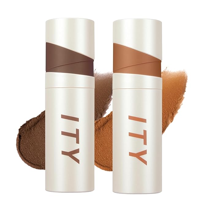 ITY Velvet Matte Finish Lip Stain-Mousse Textured Lip Clay, Red Shade, Conceals Lip Lines, Rich Pigment Lip Tint Lipsticks, 0.14 oz (4g) in Earthy, Ginger.-GlimoraGlow