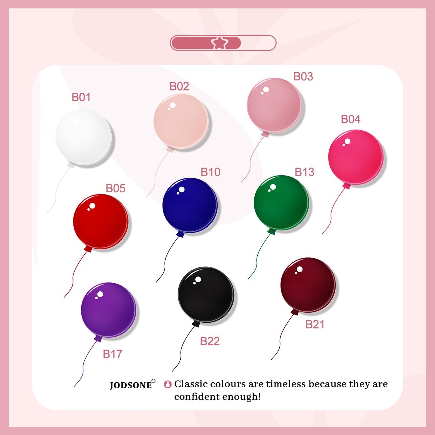 JODSONE 12 Bottles Gel Nail Polish Set Base Coat Glossy Top Coat Fast Drying Long Lasting Soak Off Wipe Free-GlimoraGlow