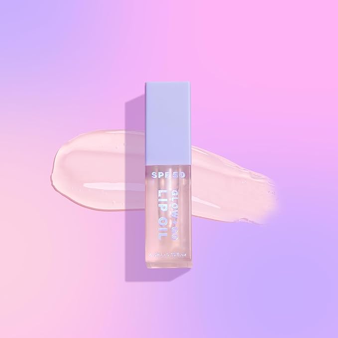 SPF50 Glow & Go Lip Oil: Lip Oil with SPF, Moisturizes and Protects Lips, 4.5ml in Coconut-GlimoraGlow