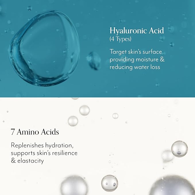 Bliss Hyaluronic Acid Drench & Quench Facial Serum – Hydrating Serum for Dry, Sensitive Skin - Lightweight Gel Formula for Deep Hydration & Plump Skin - Clean, Cruelty-Free - 1 Fl Oz-GlimoraGlow