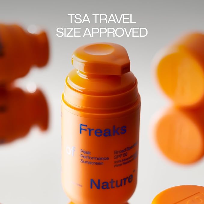 Peak Performance SPF 50 | 100% Mineral Sunscreen | Lightweight, Fast-Absorbing, 80-Min Water-Resistant | Plant-Based, Eco-Friendly, Reef-Safe, Cruelty-Free | All Skin Types| 1.7 oz I Pack of 2-GlimoraGlow