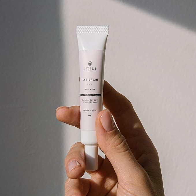 Japanese Anti Aging Firming Eye Cream - Anti Wrinkles & Puffiness - Minimize Bags Under Eyes Fine Lines & Dark Circles - Hydrating and Brightening with Collagen & Arginine (0.35 Fl Oz -10 g)-GlimoraGlow