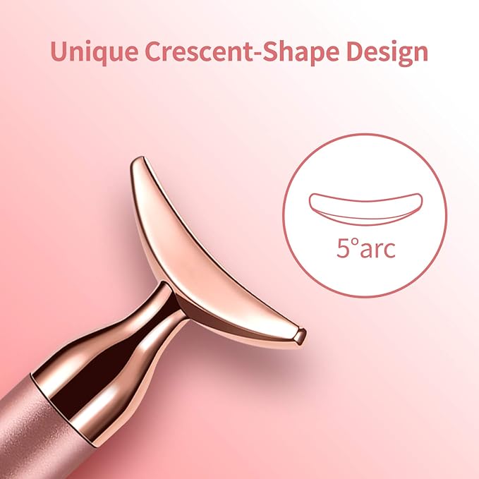 2-in-1 Face Massager Roller Electric Face Roller, 3D Roller and Crescent-Shape Face Massager Kit for Face Skin Care Tools-GlimoraGlow