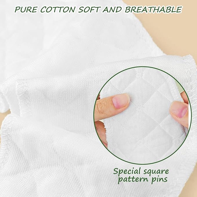 16 Pack Cotton Tummy Liners and Bra Liners Set for Sweat Rash Skin Folds Plus Size Women Sweating Supplies-GlimoraGlow