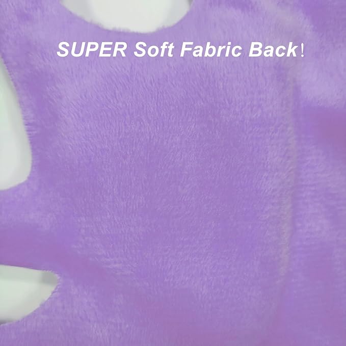 Ice Pack Face Eye Mask for Dark Circles and Puffiness,Gel Cold Cooling Face Mask for Migraines, Headache, Stress and Relaxation (Purple)-GlimoraGlow