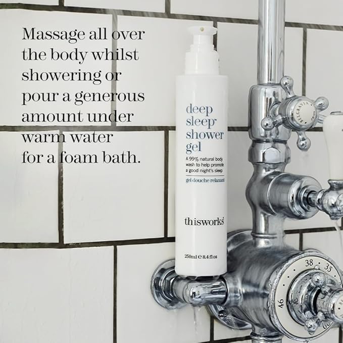 THISWORKS deep sleep shower gel: Calms the Mind and Protects the Skin, 8.4 fl oz (250ml)-GlimoraGlow
