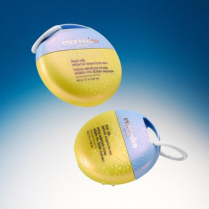 Evereden SPF50 Fluid Silk Mineral Kids Sunscreen: Clean Cooling Non-Nano UVA, UVB, & IR Protection for Sensitive Skin - Sheer, Lightweight, & Waterproof for Up to 40 Mins - Beach Day Toddler Sunscreen-GlimoraGlow