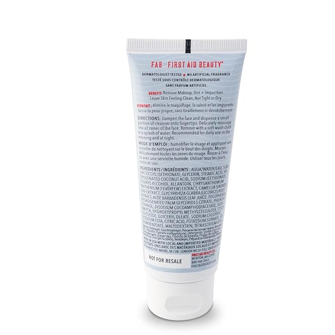 First Aid Beauty - Pure Skin Face Cleanser, Effectively Removes Makeup, Dirt, & Impurities, Gentle Cleanser Leaves skin Soft & Supple, Fragrance Free (5 oz, 2 ct)-GlimoraGlow