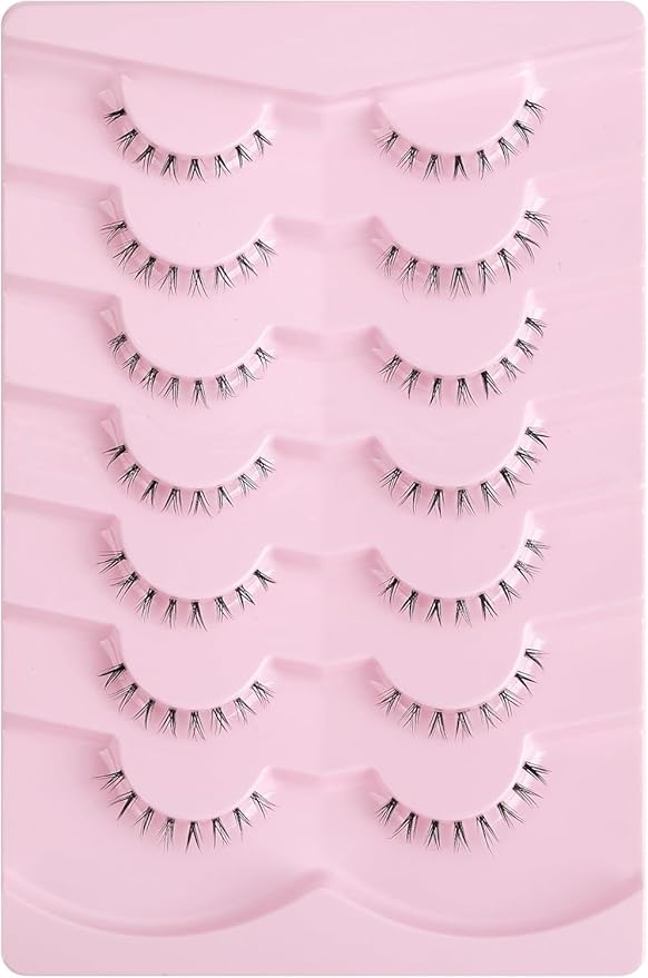 Bottom Lashes Bottom Eyelashes False Lower Lashes Fake Bottom Eyelashes 7 Pairs Bottom-3-GlimoraGlow