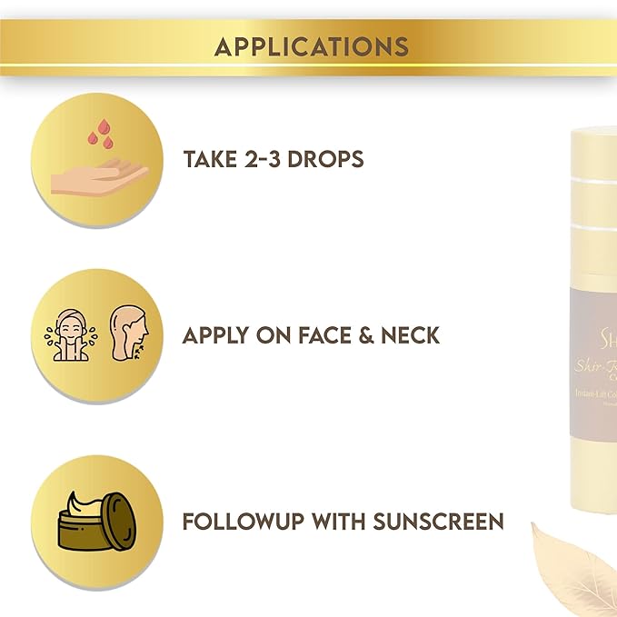 Shira Shir Radiance Corrective RX Instant-Lift Collagen Light-Weight Eye Serum Reduces Dark Circles Dullness Fine Lines and Wrinkles (30ml)-GlimoraGlow