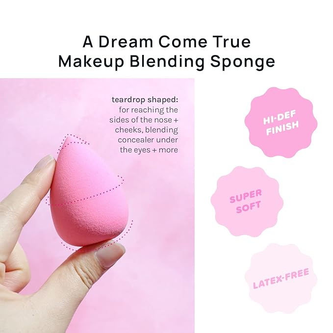 AOA Studio Collection makeup Sponge Set Latex Free and High-definition Set of 6 makeup Wonder blender For Powder Cream and Liquid, Super Soft Wonder Beauty Cosmetic-GlimoraGlow