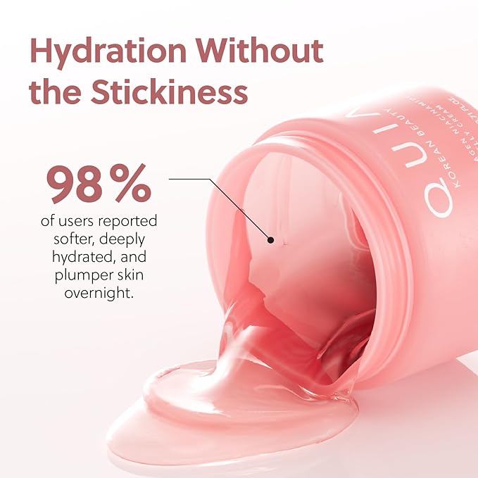 QUIA Collagen Jelly Cream – Lightweight Gel Moisturizer for Glowing, Plump Skin – With Niacinamide and Peptides – Korean Skincare for Daily Hydration-GlimoraGlow