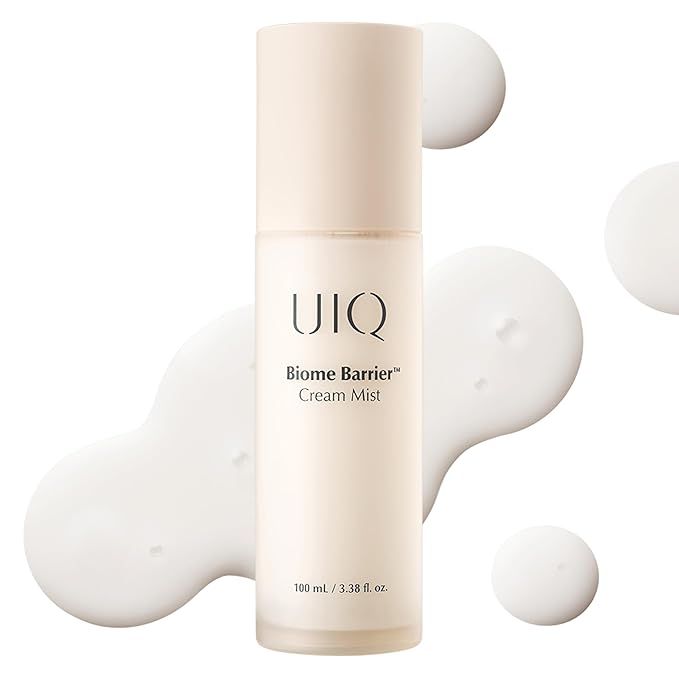 UIQ Biome Barrier Cream Mist - Facial Barrier Mist for Hydration & Skin Barrier Repair, Microbiome-Based Korean Skin Care, 3.38 fl oz-GlimoraGlow