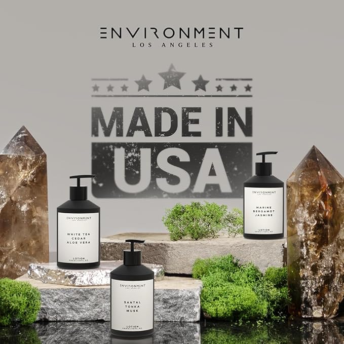 ENVIRONMENT Inspired by 5-Star Hotels DBCH Lotion, 300ml Luxury Scented Lotion (Green Tea | Orange | Lemongrass) Bathroom Luxury, Men & Women High-End Body Lotion, Hand Cream, Dry Skin Treatment-GlimoraGlow