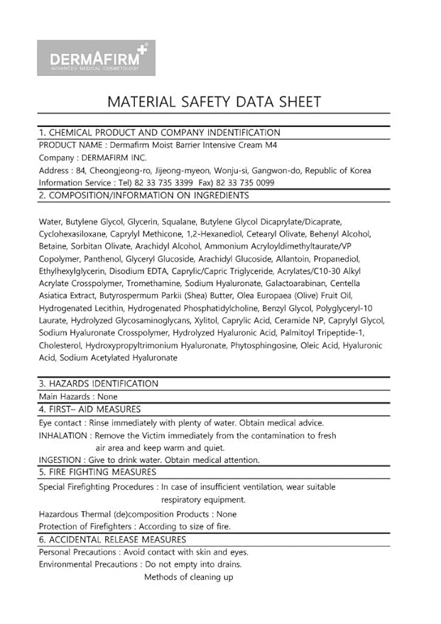 Dermafirm Moist Barrier Intensive Moisturizer Face Cream M4 | Korean Face Moisturizer Face Lotion for Hydration & Nourishment w/Ceramide, Peptide & Collagen | No Animal Trials No Paraben 1.69 fl oz-GlimoraGlow