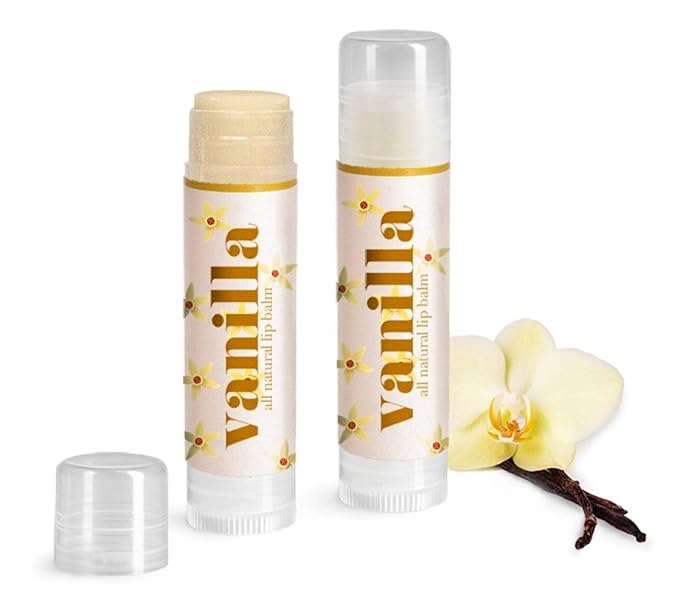 144 Natural Plastic Empty Lip Balm Tubes with Natural Friction Fit Caps by SKS Bottle & Packaging, 0.15 oz tubes - Bulk Lip Balm Containers for DIY Lip Care, Lip Balm Making, and Lip Balm Crafting-GlimoraGlow