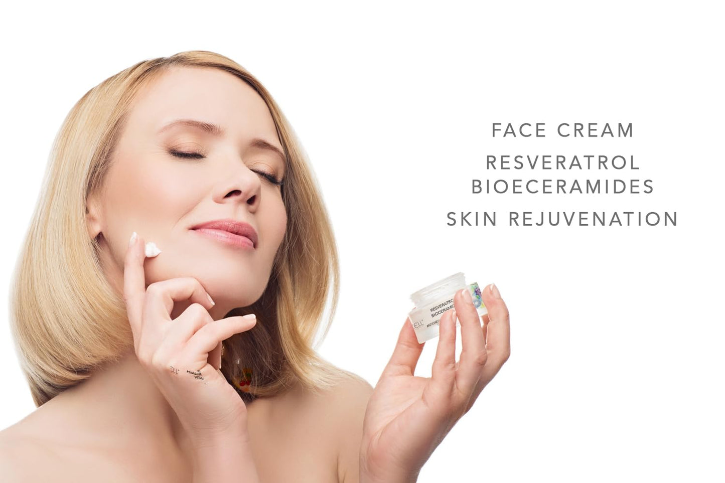 Resveratrol Face Moisturizer Cream with Ceramides - Nourishing, Keeps Moisture & Helps Elasticity, Firmness. Fills Expression Lines & Wrinkles - 50 ml-GlimoraGlow