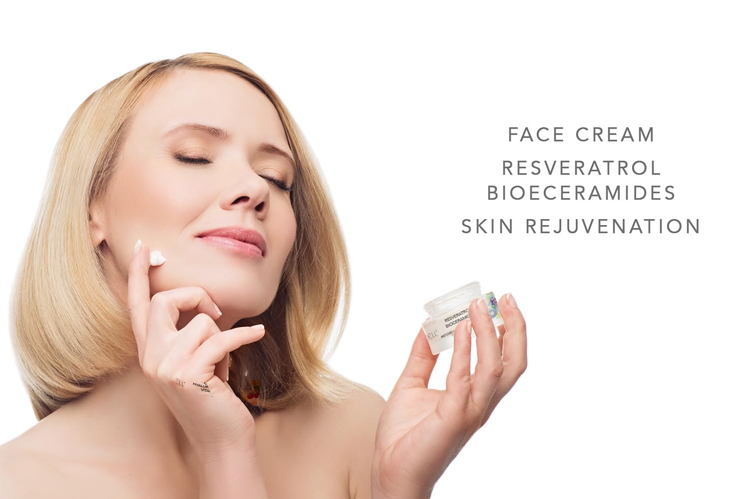 Resveratrol Face Moisturizer Cream with Ceramides - Nourishing, Keeps Moisture & Helps Elasticity, Firmness. Fills Expression Lines & Wrinkles - 50 ml-GlimoraGlow