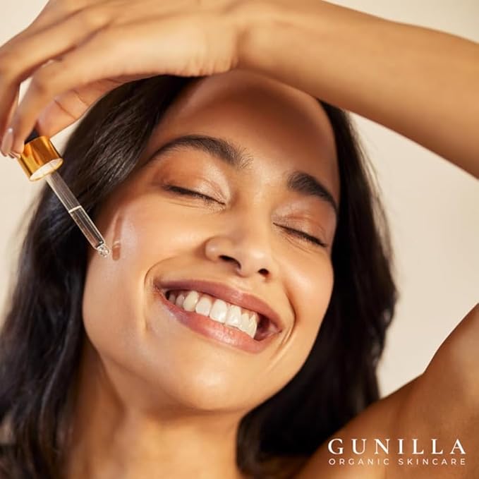 GUNILLA Cell Rejuvenator | Plant-Based Anti-Aging Facial Serum | Hydrates, Firms & Smooths for Radiant Skin | With Collagen, Elastin, Ginseng & Vitamins A, B, C & D | Vegan, Spa-Grade Skincare 4oz-GlimoraGlow