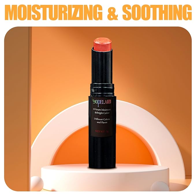 10 Pack Tinted Lip Balm Stocking Stuffers Tinted Chapstick - Moisturizing, Soothing, and Repairing Dry and Chapped Lips-GlimoraGlow