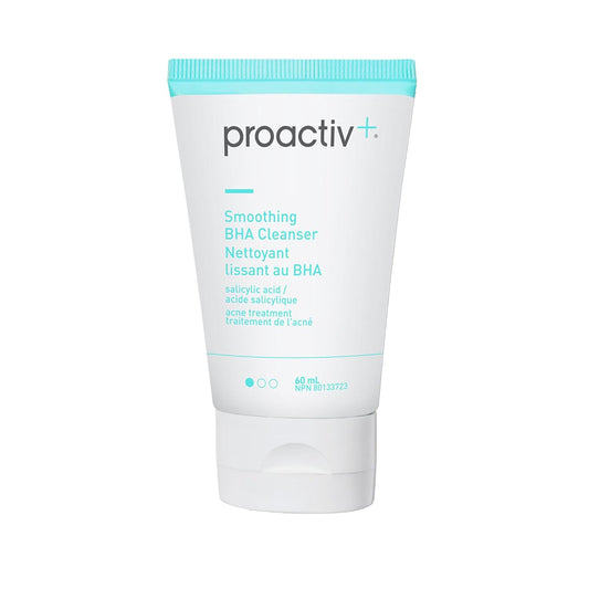 Proactiv+ Smoothing BHA Cleanser, 6 oz, Unscented Acne Treatment for All Skin Types, 1% Salicylic Acid Cleanser with Soothing Aloe-GlimoraGlow