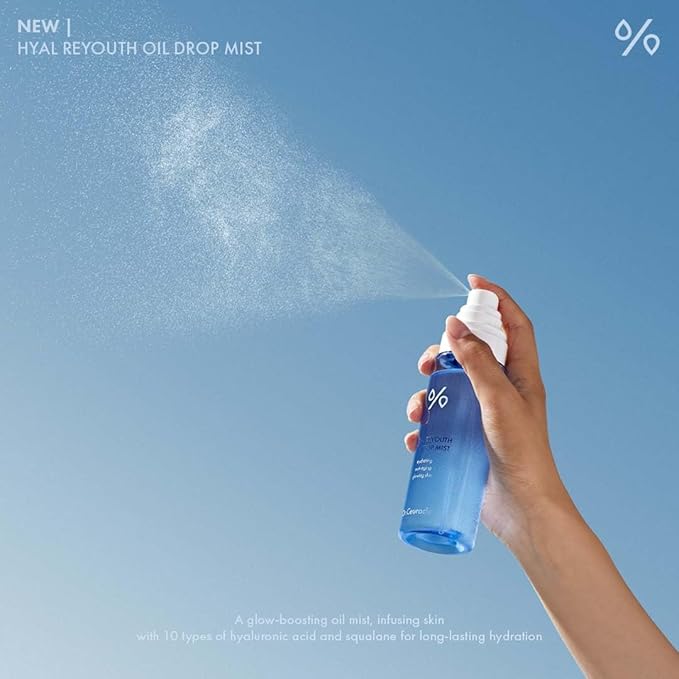 leegeehaam Dr.Ceuracle Hyal Reyouth Oil Drop Mist (125ml / 4.22 fl. oz.) - Facial Serum Mist with Hyaluronic Acid, Panthenol, Fructan, Soothing and Hydrating for All Skin Types-GlimoraGlow