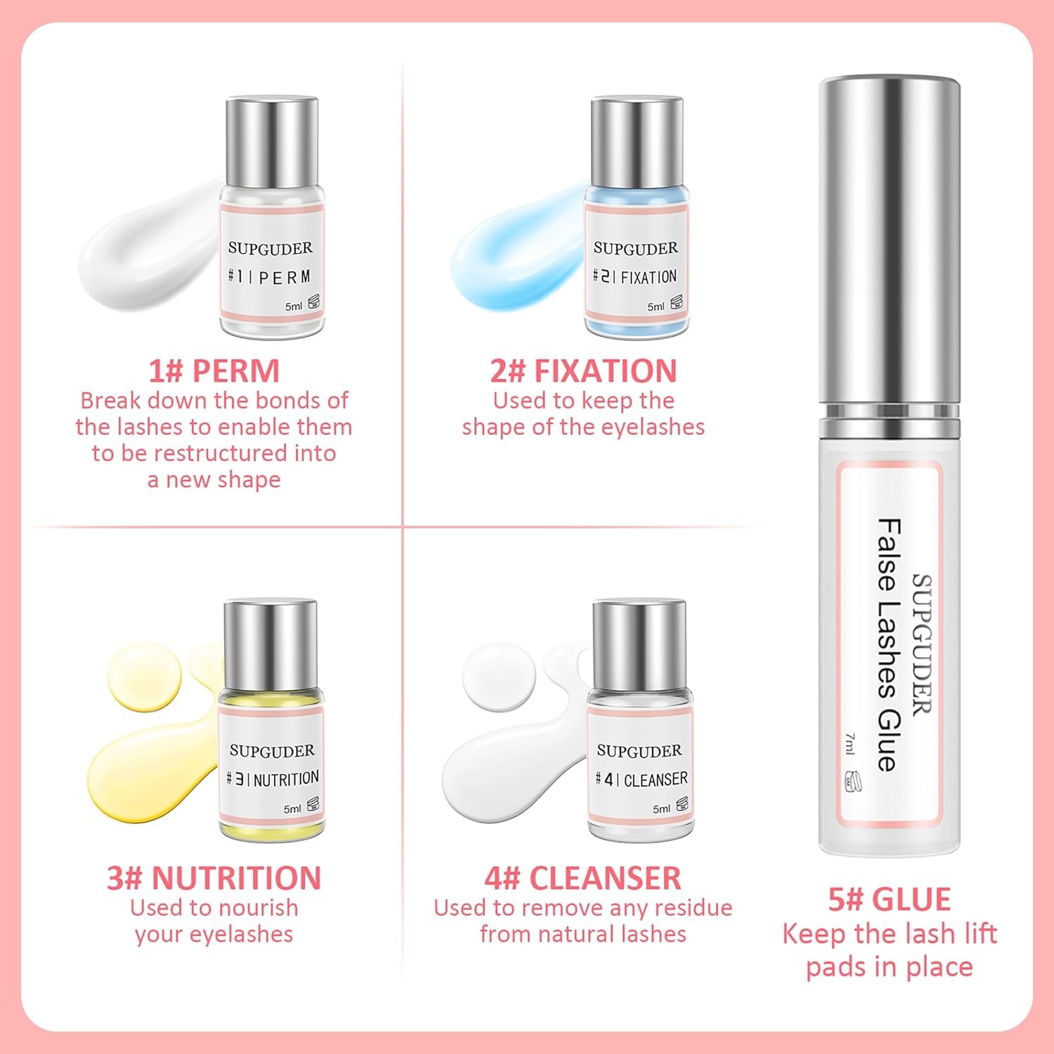 2025 Upgraded Lash Lift Kit for Perming,Curling and Lifting Eyelashes | Semi-Permanent Salon Grade Supplies for Beauty Treatments | Includes Eye Shields,Pads and Accessories-GlimoraGlow