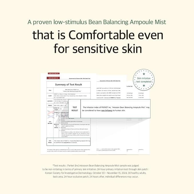 mixsoon Bean Balancing Ampoule Mist Skin moisturizer and Oil balance For Hydrated Radiance Korean Glass Skin Care 3.38 fl. oz. / 100ml-GlimoraGlow