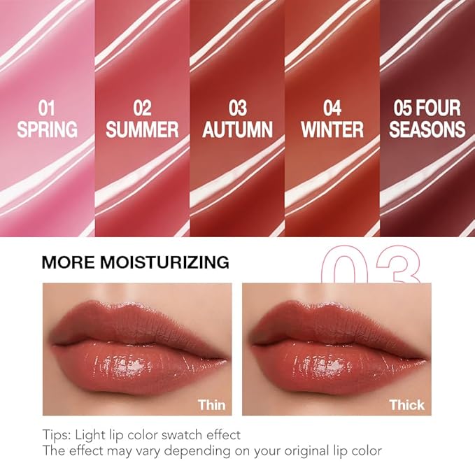 1Pcs Tinted Lip Balm Moisturizing Lipstick – Warm Orange Brown Sheer Hydrating Lip Color for Dry Lips – Nourishing Lip Balm for All Women with a Subtle Natural Scent (S03 Autumn)-GlimoraGlow