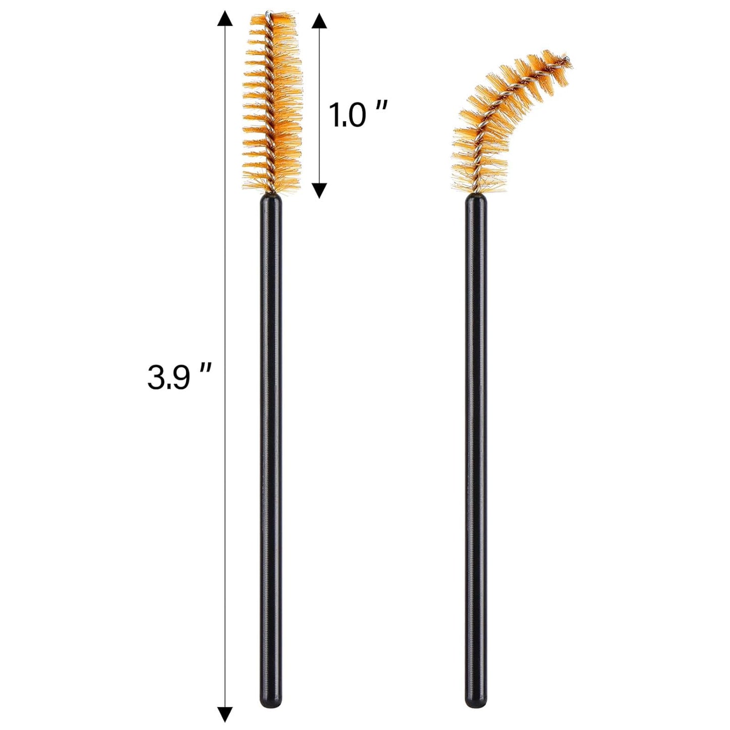 1000 Disposable Mascara Wands Eyelash Brushes Spoolies for Eyebrow Eye Lash Extension Multicolor-GlimoraGlow