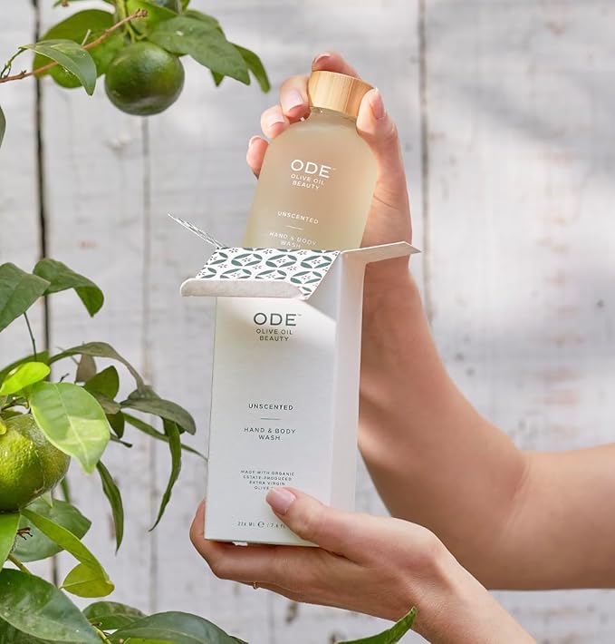 McEvoy Ranch Citrus Hand & Body Wash (2-pack) by ODE Olive Oil Beauty, Organic EVOO, California Made, Nourishing Foaming Wash-GlimoraGlow