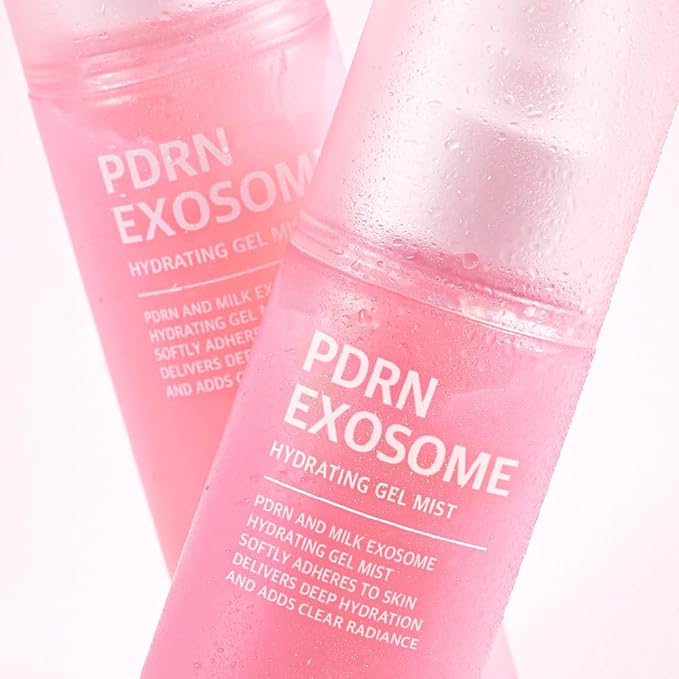 WELLDERMA PDRN Exosome Gel Mist, 100ml / 3.38 fl.oz – Hydrating & Soothing Hydrogel Face Mist with Collagen, Peptides, Hyaluronic Acid, and Botanical Extracts for Daily Skincare-GlimoraGlow