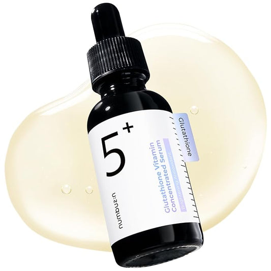 numbuzin No.5 Serum | Tranexamic Acid 4%, Niacinamide 5%, Glutathione, Vitamin C | Vitamin Concentrated Serum | Hyperpigmentation| Suitable for Sensitive Skin, Korean Skincare | 1.01 fl. oz.-GlimoraGlow
