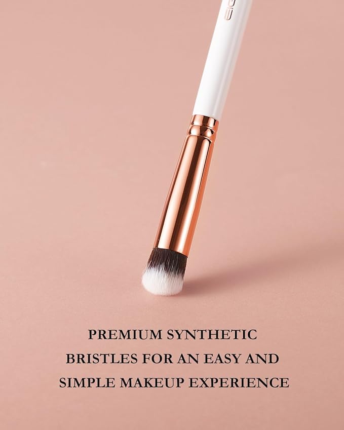 Eyeshadow Primer Brush Concealer Brush Crease Brush Eyeshadow Makeup Brush - Ivory-GlimoraGlow