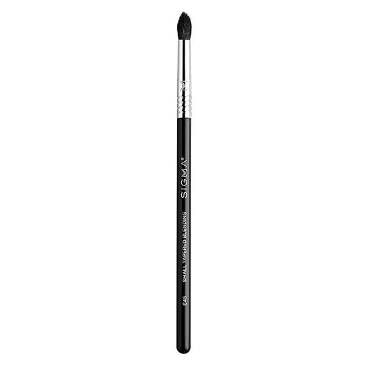 Sigma Beauty Professional E45 Eye Makeup Brush – Small Tapered Eyeshadow Blending Brush with SigmaTech® fibers for Seamless Eyeshadow Blending, Pointed Eyeshadow Brush for the Perfect Cut Crease-GlimoraGlow