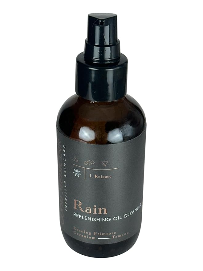 Rain Replenishing Oil Cleanser - Deeply Hydrating Oils - Wash, Clear, & Nourish your Face - Skincare for Women and Men (4 oz)-GlimoraGlow